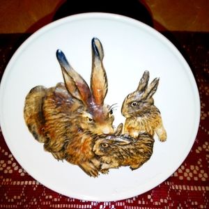 7 1/2 in Rabbits plate